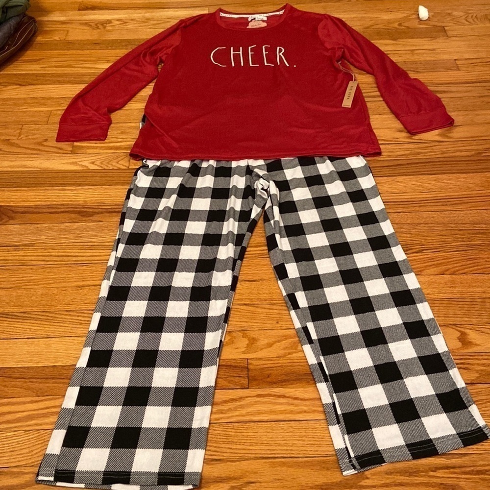 NWT Rae Dunn Holiday Christmas 🎄 Pajamas Men's L